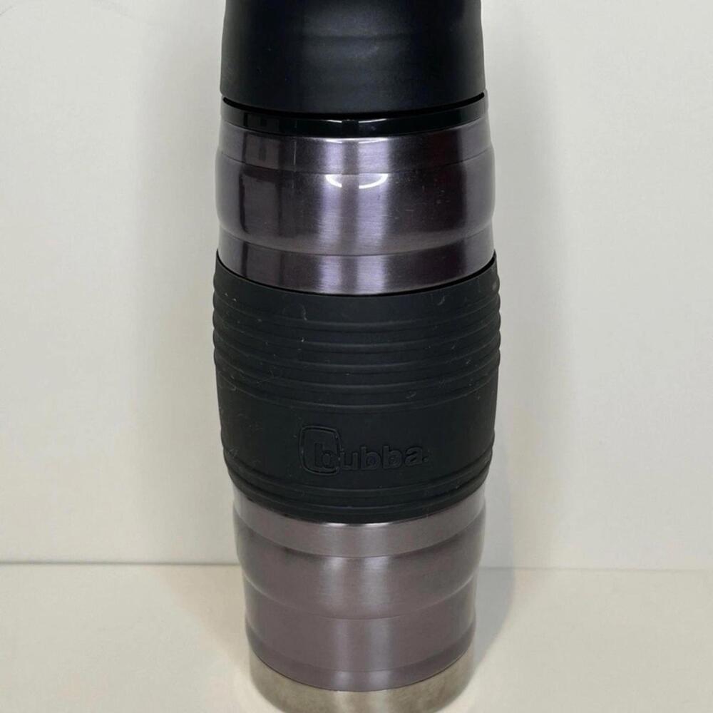 Bubba Black and Silver Insulated Thermos